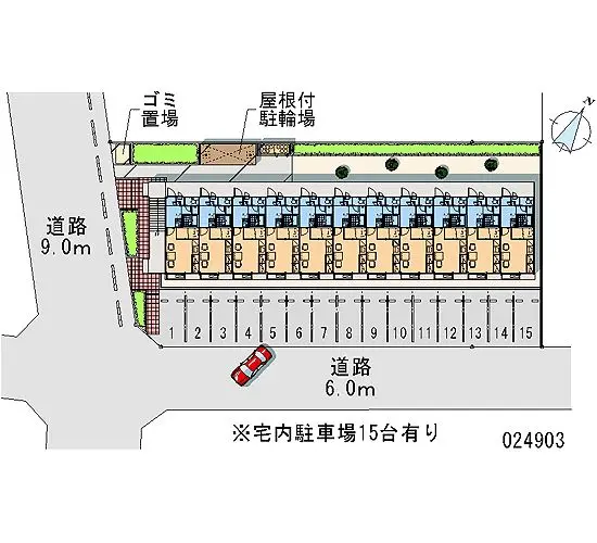 ★手数料０円★静岡市駿河区広野６丁目 月極駐車場